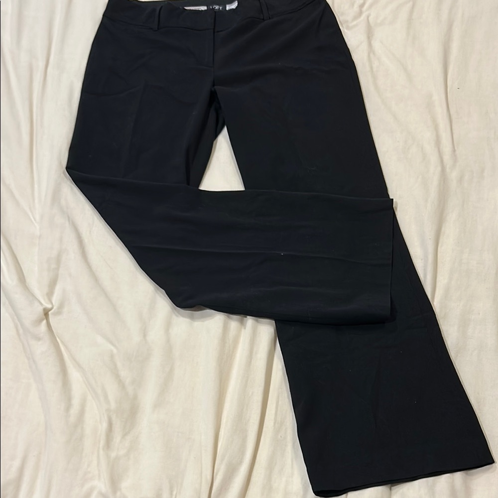 Ann Taylor Black Straight Leg Pants